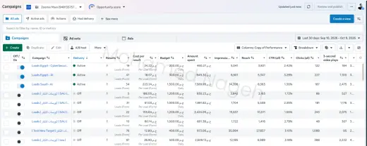 Zoomix – جلب عملاء داشبورد النتائج 1